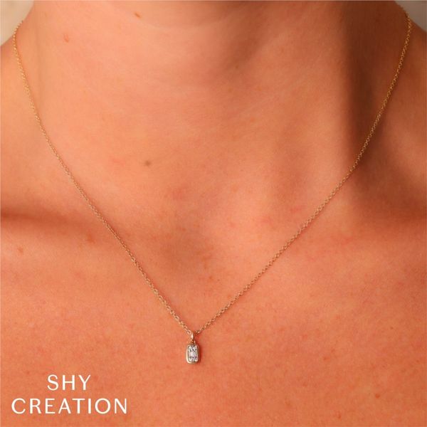 Pave Baguette Necklace Image 2 David Douglas Diamonds & Jewelry Marietta, GA