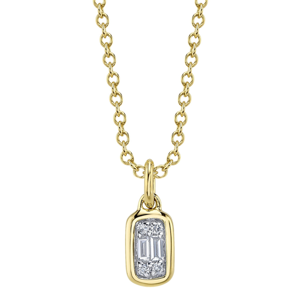 Pave Baguette Necklace David Douglas Diamonds & Jewelry Marietta, GA