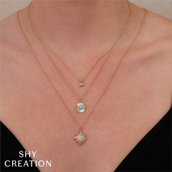 Solitaire Bezel Necklace Image 2 David Douglas Diamonds & Jewelry Marietta, GA