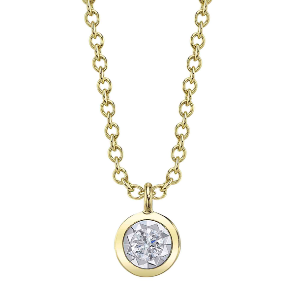 Solitaire Bezel Necklace David Douglas Diamonds & Jewelry Marietta, GA