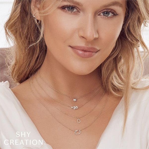 Petite Pear Necklace Image 2 David Douglas Diamonds & Jewelry Marietta, GA