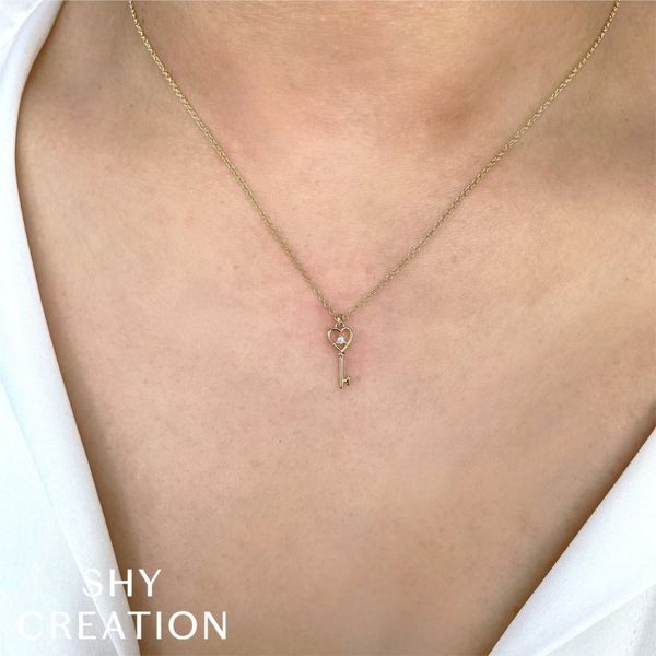 Heart Key Necklace Image 2 David Douglas Diamonds & Jewelry Marietta, GA