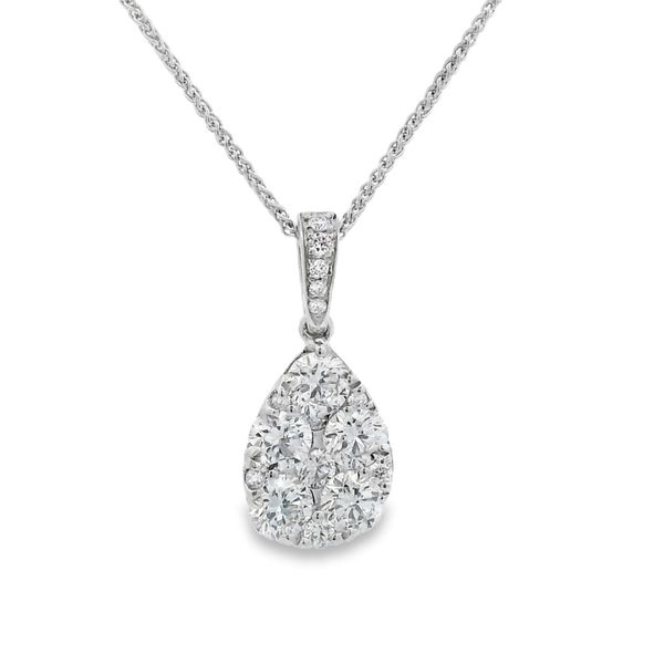 Pear Cluster Necklace Image 2 David Douglas Diamonds & Jewelry Marietta, GA