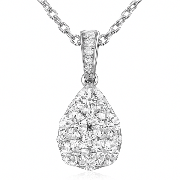 Pear Cluster Necklace David Douglas Diamonds & Jewelry Marietta, GA