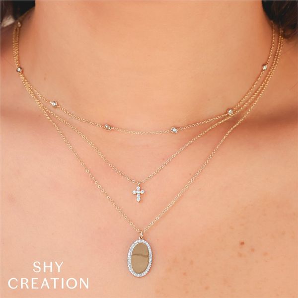 Classic Cross Necklace | 0.10 Image 2 David Douglas Diamonds & Jewelry Marietta, GA