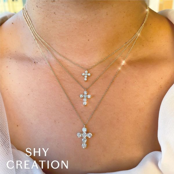 Classic Cross Necklace | 0.50 ctw Image 2 David Douglas Diamonds & Jewelry Marietta, GA