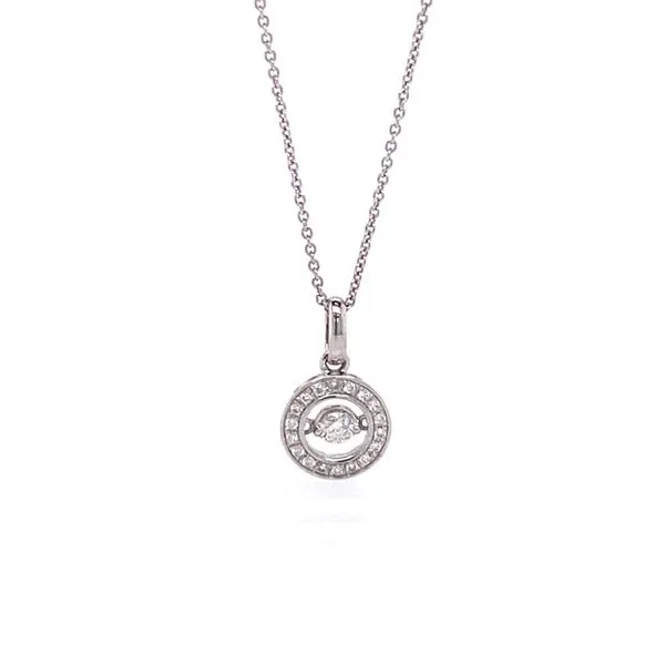 14k Dancing Diamond Necklace thumb image 2