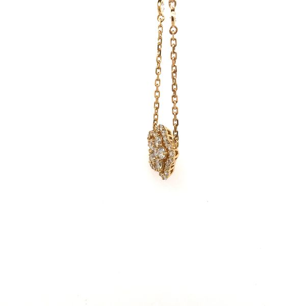 18k Yellow Gold Star Design Diamond Necklace Image 2 David Douglas Diamonds & Jewelry Marietta, GA