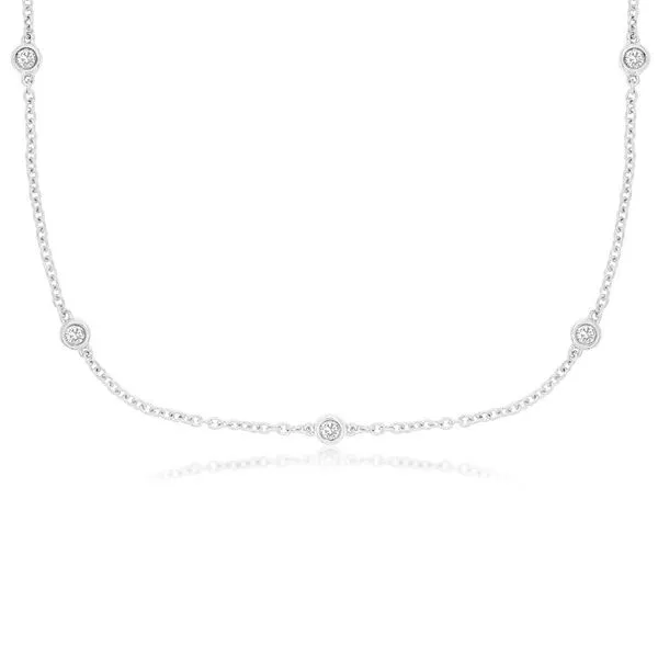 14k Diamond Station Necklace David Douglas Diamonds & Jewelry Marietta, GA