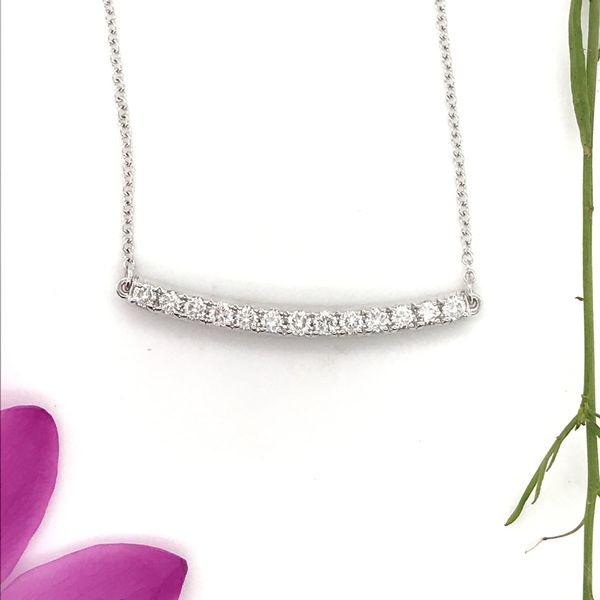 1/2 CTW Lab Grown Diamond Bar Necklace David Douglas Diamonds & Jewelry Marietta, GA