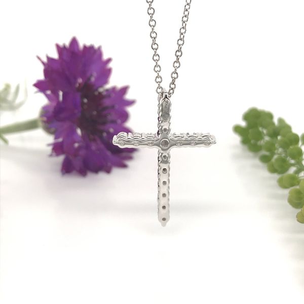 1/2 CTW Lab Grown Diamond Cross Necklace Image 4 David Douglas Diamonds & Jewelry Marietta, GA