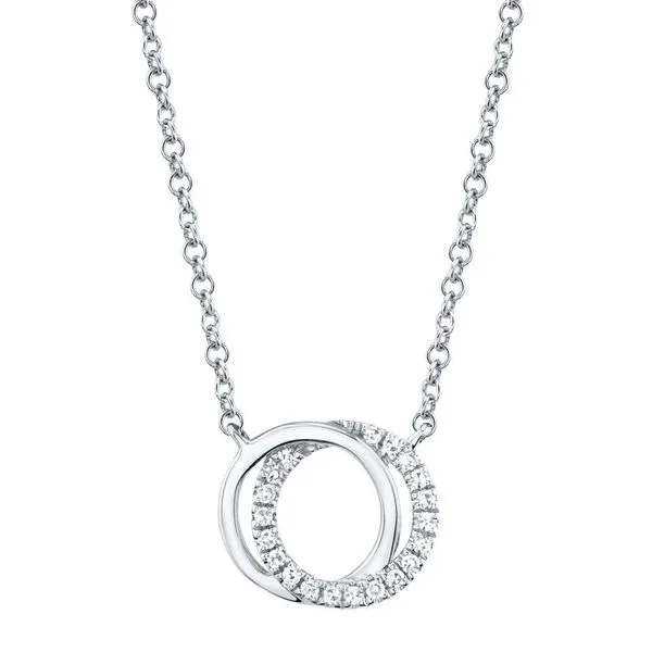0.07CT DIAMOND LOVE KNOT CIRCLE NECKLACE David Douglas Diamonds & Jewelry Marietta, GA