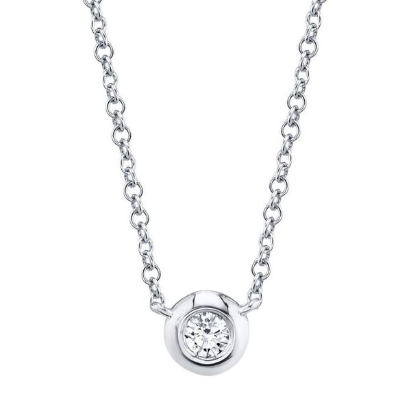 Simple Bezel Necklace David Douglas Diamonds & Jewelry Marietta, GA