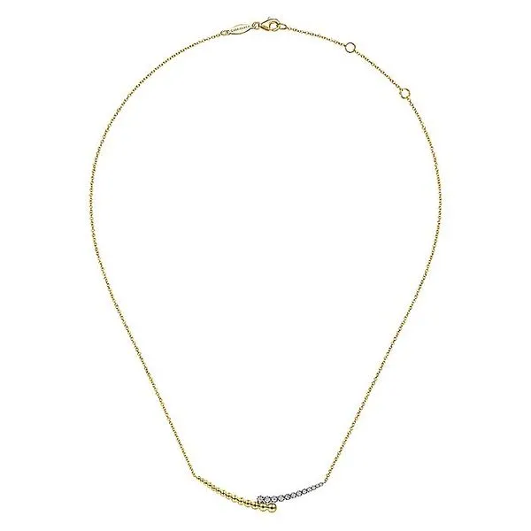 Bujukan Curved Bar Necklace Image 2 David Douglas Diamonds & Jewelry Marietta, GA