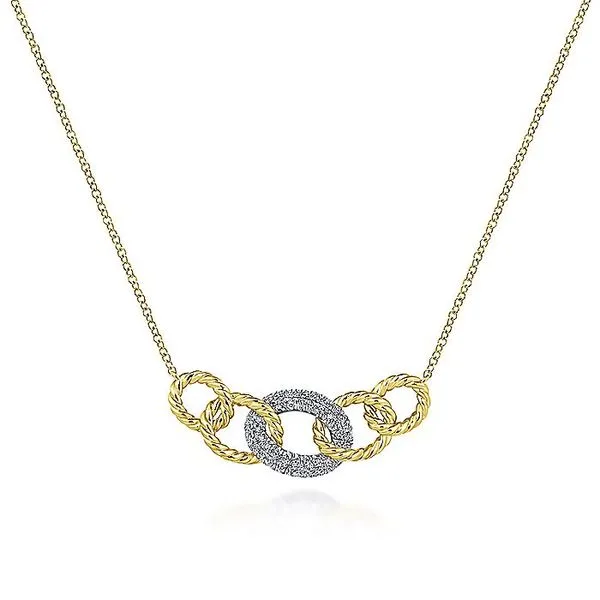 Pave Rope Link Necklace David Douglas Diamonds & Jewelry Marietta, GA