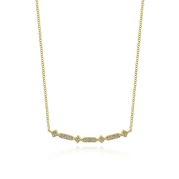 Geometric Bar Necklace David Douglas Diamonds & Jewelry Marietta, GA