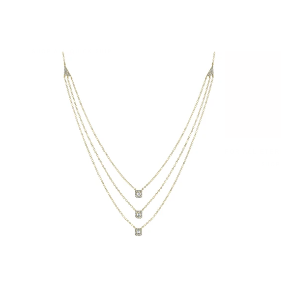 Layered Diamond Necklace David Douglas Diamonds & Jewelry Marietta, GA