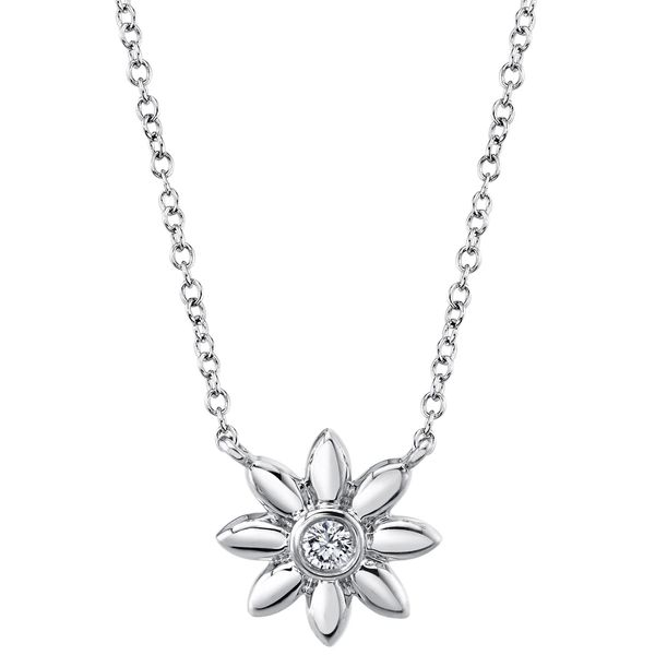 Diamond Flower Necklace David Douglas Diamonds & Jewelry Marietta, GA
