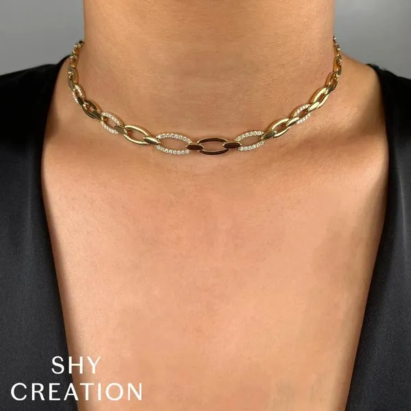 14k Link Necklace