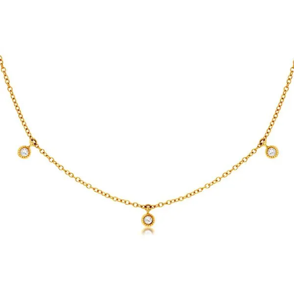 Diamond Dangle Station Necklace David Douglas Diamonds & Jewelry Marietta, GA