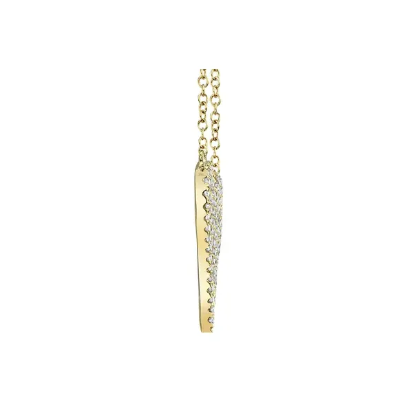 Pave Heart Necklace