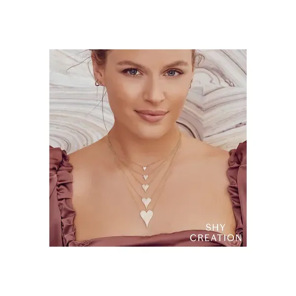 Pave Heart Necklace