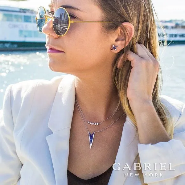 Square Station Bar Necklace Image 4 David Douglas Diamonds & Jewelry Marietta, GA