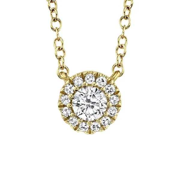 Diamond Halo Necklace