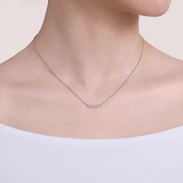 Gaby Bar Necklace Image 3 David Douglas Diamonds & Jewelry Marietta, GA