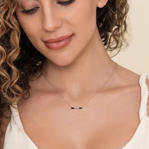 Gaby Bar Necklace Image 3 David Douglas Diamonds & Jewelry Marietta, GA