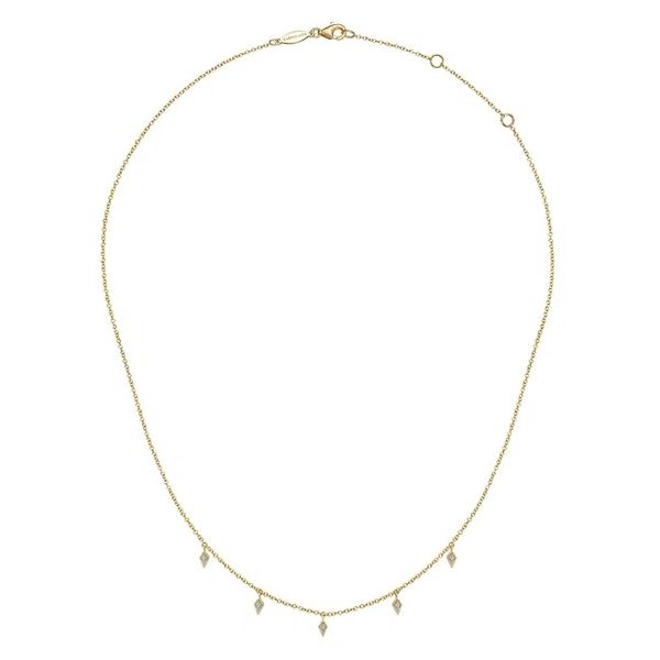 Gaby Layered Droplet Necklace Image 2 David Douglas Diamonds & Jewelry Marietta, GA