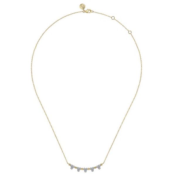 Bujukan Trio Station Bar Necklace Image 2 David Douglas Diamonds & Jewelry Marietta, GA