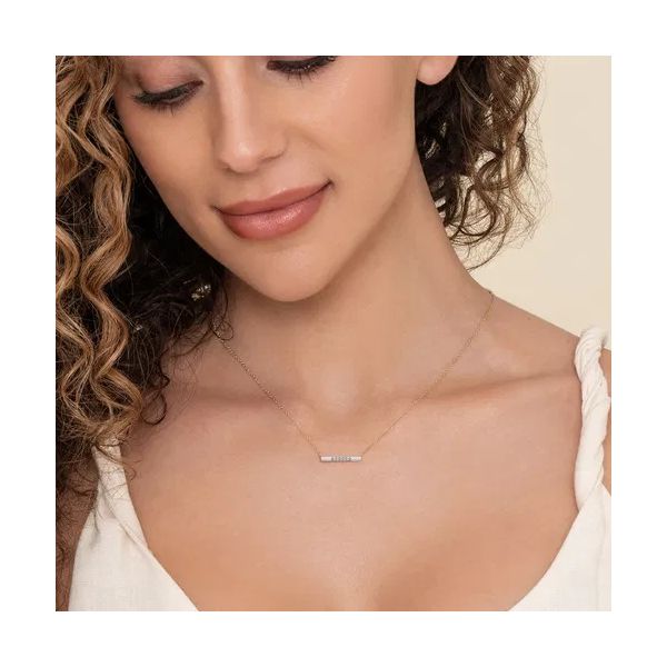 Petite Bar Necklace Image 3 David Douglas Diamonds & Jewelry Marietta, GA