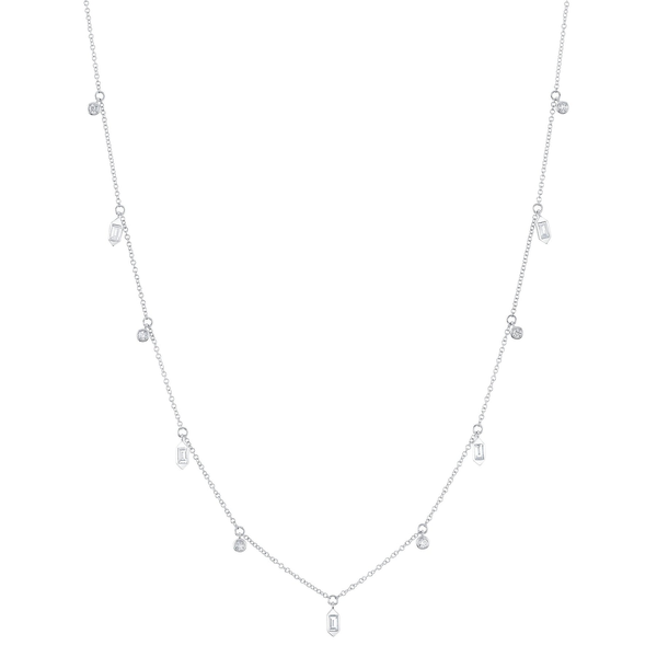 Baguette Bezel Necklace David Douglas Diamonds & Jewelry Marietta, GA
