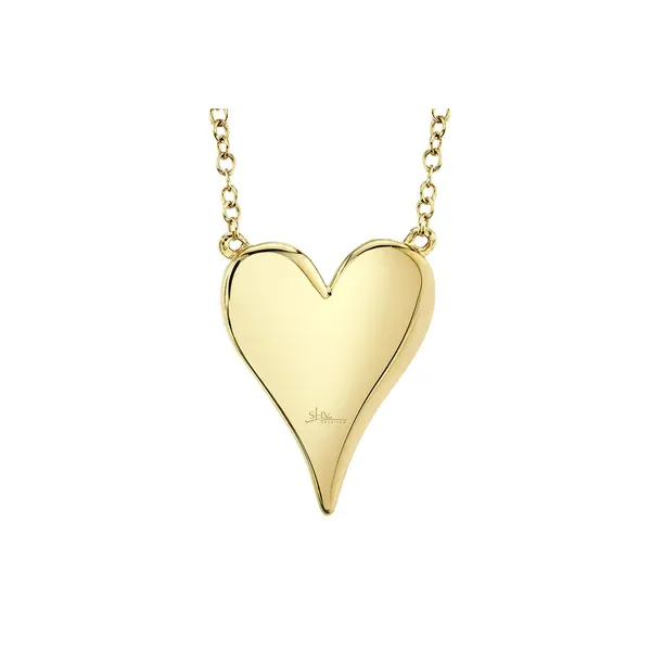 Pave Heart Necklace Image 3 David Douglas Diamonds & Jewelry Marietta, GA