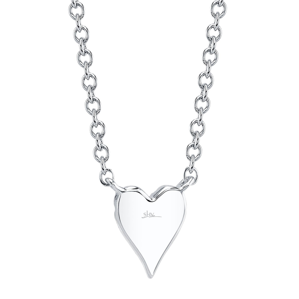Pave Heart Necklace Image 4 David Douglas Diamonds & Jewelry Marietta, GA