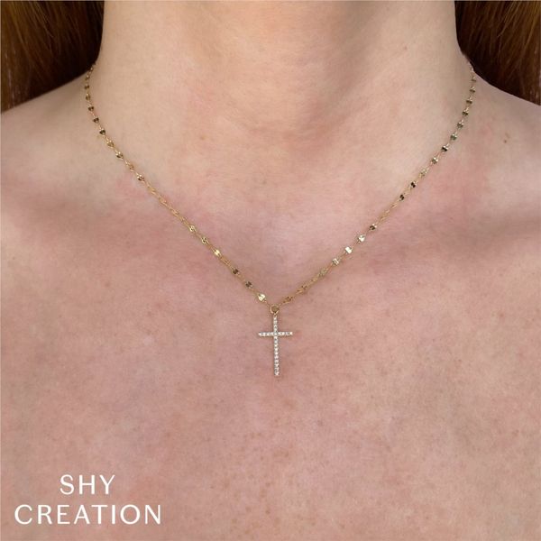 Cross Sparkle Necklace Image 2 David Douglas Diamonds & Jewelry Marietta, GA