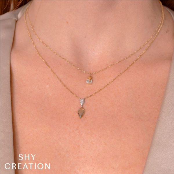 Pave Pear Necklace Image 2 David Douglas Diamonds & Jewelry Marietta, GA