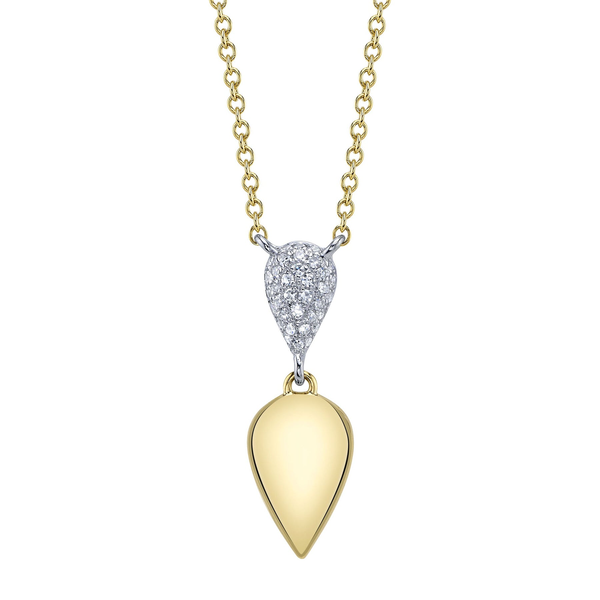 Pave Pear Necklace David Douglas Diamonds & Jewelry Marietta, GA