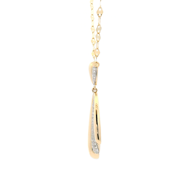 Ribbed Sparkle Necklace Image 2 David Douglas Diamonds & Jewelry Marietta, GA