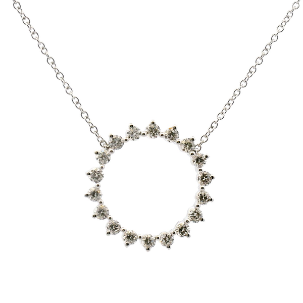 Classic Circle Necklace Image 2 David Douglas Diamonds & Jewelry Marietta, GA