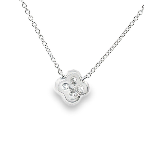 Petite Clover Necklace Image 5 David Douglas Diamonds & Jewelry Marietta, GA