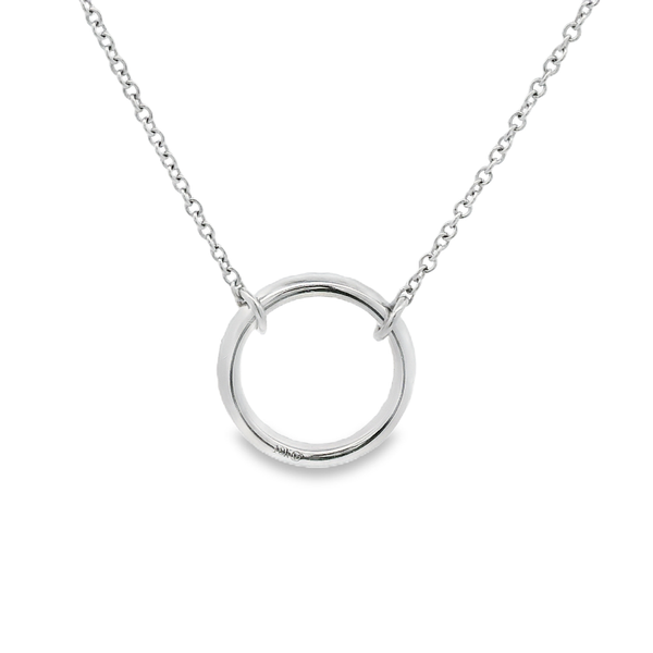 Classic Circle Necklace Image 4 David Douglas Diamonds & Jewelry Marietta, GA