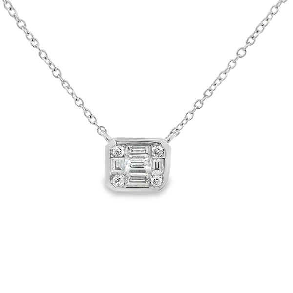 Cluster Necklace Image 2 David Douglas Diamonds & Jewelry Marietta, GA