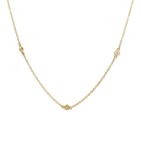 Classic Station Necklace | 1/4 ctw Image 3 David Douglas Diamonds & Jewelry Marietta, GA