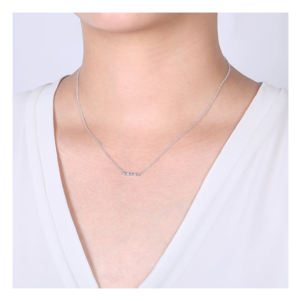 Gaby Bar Necklace Image 3 David Douglas Diamonds & Jewelry Marietta, GA