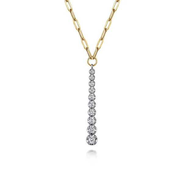 Contemporary Drop Necklace David Douglas Diamonds & Jewelry Marietta, GA