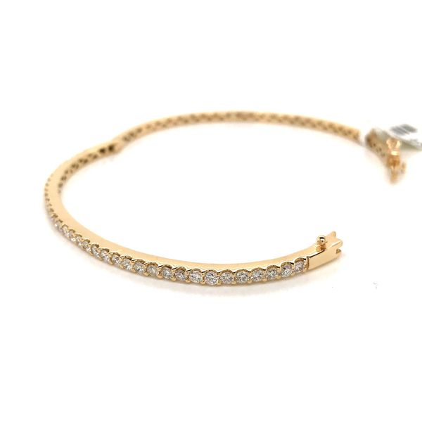 18k Yellow Gold Diamond Bangle Bracelet Image 2 David Douglas Diamonds & Jewelry Marietta, GA