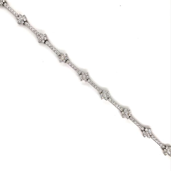 18k White Gold Diamond Line Bracelet Image 2 David Douglas Diamonds & Jewelry Marietta, GA