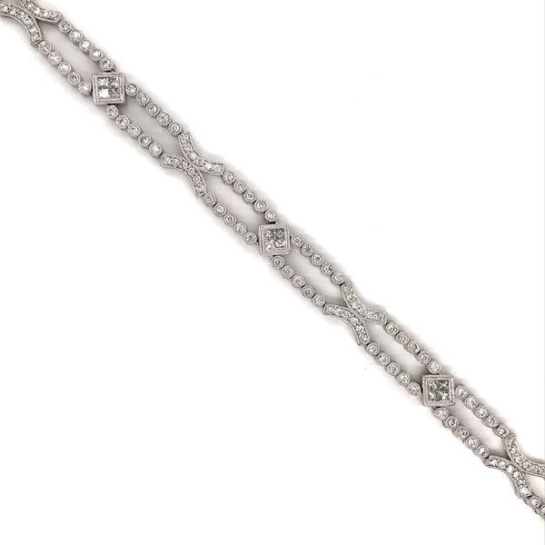 18k White Gold Diamond Bracelet Image 2 David Douglas Diamonds & Jewelry Marietta, GA